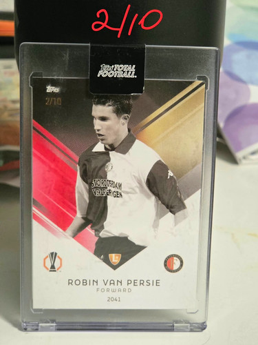 Topps total football robin van - football,
