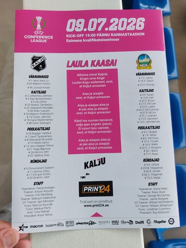 Off programm stadionheft - programm,