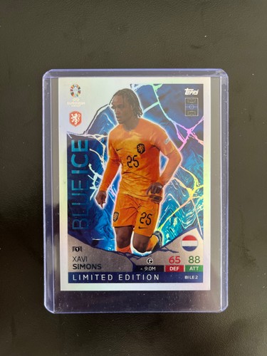 Topps uefa euro - blue, ice