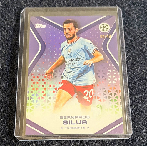 Topps chrome bernardo silva - chrome,