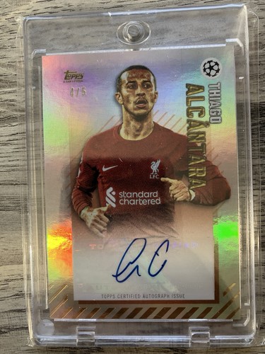 Thiago auto 2023 topps x - auto, 4/5