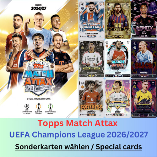 Topps match attax - attax, champions
