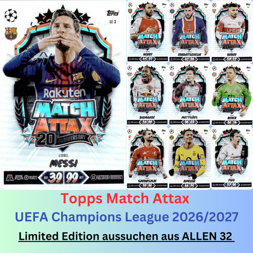 Topps match attax 27 - attax, 26/27