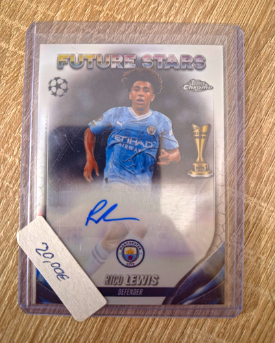 Topps rico lewis chrome - lewis,