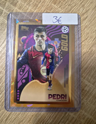 Topps pedri barcelona uefa - topps,